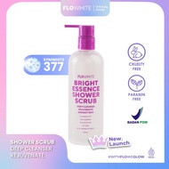 Flowhite Shower Scrub Deep Cleanser Rejuvenate Radiant Skin 300 ML