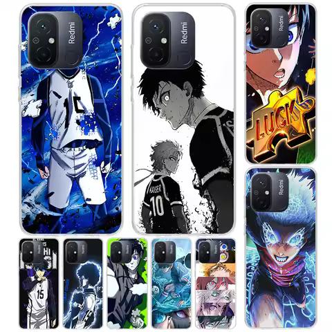 Blue Lock Isagi Yoichi Cover For Xiaomi Redmi 14C 13 13C 12 12C 10 10C 9 9C 9T 9A Phone Case 10A 8A 