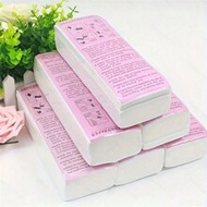 Amber Paper Wax Strips For Full Body Hair Removal, One-Time Use Beauty Salon Professional Waxing Str