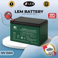 LEM ELECTRIC BIKE BATTERY ORIGINAL RECHARGEABLE - CHILWEE / TIAN NENG
