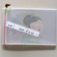 OPP Plastic Seal Transparent Clear Glue Size 8x10, 8x12, 8x15, 8x22