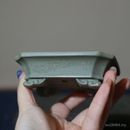 Rectangular Bonsai Pot Handmade Bonsai Pot Miniature Lei Pine Cypress Bonsai Pot Zhangke Purple Sand