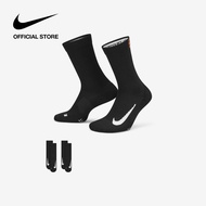 Nike Court Multiplier Cushioned Crew Tennis Socks - Black