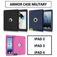 IPad 2 3 4 Rugged Shield Heavy Duty Combo Shockproof Casing Armor Robot
