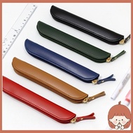 Silin PU Leather Pen Case Holder Sleeve Fountains Pen Pouches Protective Sleeve Cover Ballpoint Pen 