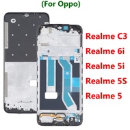 Front Frame Housing For Realme 5i RMX1911 / 5 / 5s / C3 / C3i / 6 / Realme 6i RMX2002 LCD Display Mi