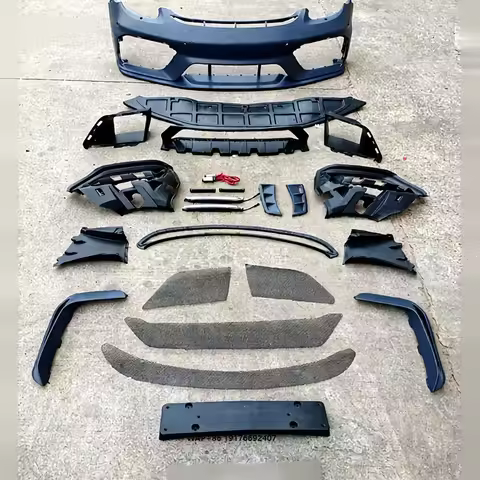 PP Plastic Bodykit 981 Upgrade to GT4 718 Car Bumper Accessories Grill for Cayman Boxster 981 Body K