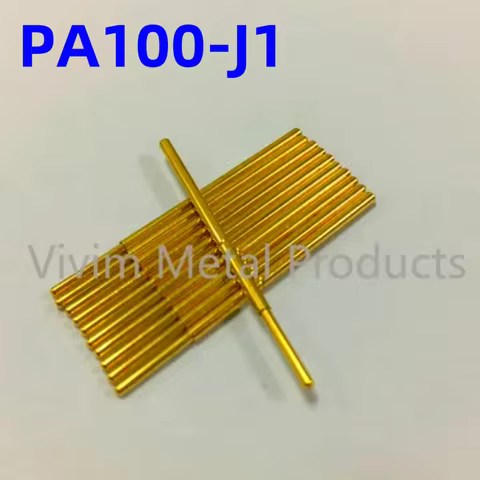 20/100PCS PA100-J1 Spring Test Probe PA100-J Test Pin P100-J P100-J1 Test Tool 33.35mm 1.36mm Needle