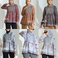 BLOUSE BATIK WANITA LENGAN PANJANG MOTIF/ BLOUSE BATIK WANITA KERJA/