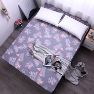 MECEROCK 100Polyester Bed Sheet with Elastic Band Mattress Protector Printing Fitted Sheet Hotsale Mattress Cover Bed Linens