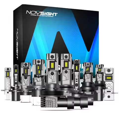 NOVSIGHT A500 T11 H4 LED Headlight For Car H7 LED H11 9005 9006 6500K 16000LM 60W 18V LED Auto Headl