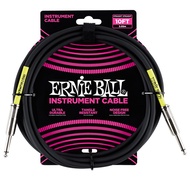 Ernie Ball 6048 10 Inch Classic Series Instrument Cable Straight For Electric Bass Acoustic Guitar -