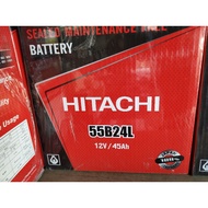 bateri kereta Hitachi Tuflong battery NS60L &amp; NS60 55B24R&amp;L