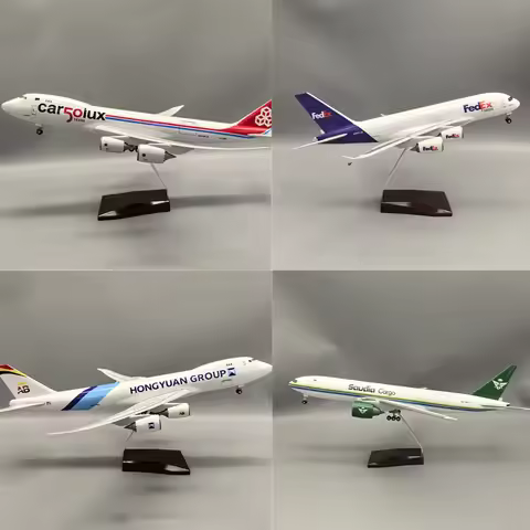 A380 FedEx /Saudi B777/Belgian Cargo 747-8F/Luxembourg/ATLAS /Cargo Aircraft Airlines Model Transpor