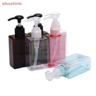 {Q9uvy6tt4c} New Portable Empty Transparent Plastic Bottle Shampoo Bottle (No Label)