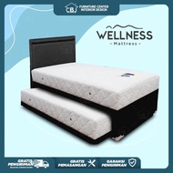 Terlaris Wellness Kasur Spring Bed 2 in 1 Standard - Full Set Original