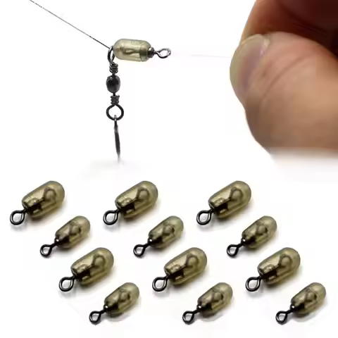 50PCS Accessories for Carp Fishing Swivel Stop Beads Quick Change Spinner Swivel Match Feeder Coarse