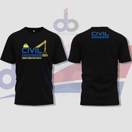 CIVIL ENGINEERING DISTRO T-SHIRT CIVIL ENGINEERING UNDER CONSTRUCTION/ CIVIL ENGINEERING SHORT-SLEEV