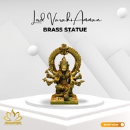 Lord Varahi Amman Brass Statue | Varahai Amman Idol | Hindu Goddess Protection Deity | Pooja Altar &