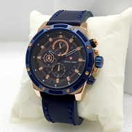 Jam Tangan Pria Swiss Army Original Chrono Aktif Tali Kulit