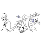 92101-060180A Skru legshield Honda C70, Gbo/Gboj,Gb6,Ex5