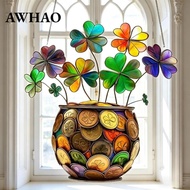 [AWHAO] 2D Flat Window Hanging Suncatcher Gift Decor for Weddings Bedroom Farmhouse