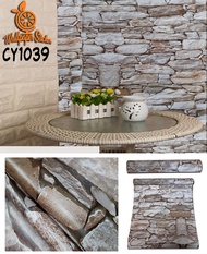 PAKET 5 ROLL Wallpaper dinding Ukuran 45Cm X 10 meter Wallpaper stiker dinding CY wallpaper kamar ti