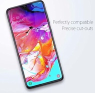 Samsung Galaxy A70 透明鋼化防爆玻璃 保護貼 9H Hardness HD Clear Tempered Glass Screen Protector (包除塵淸㓗套裝）(Clear