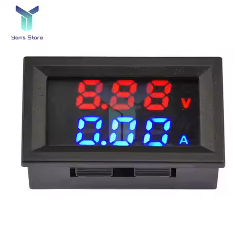 M430 Digital Voltmeter Ammeter Power Meter 100V 10A/50A/100A Amp Voltage Current Meter Tester Dual L