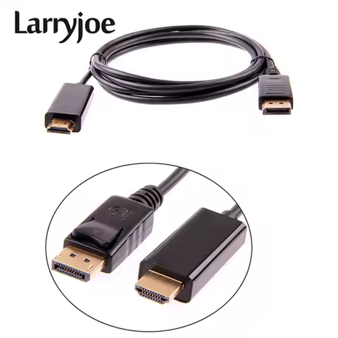 DisplayPort to HDMI-compatible Cable 1.8M 1080P Display Port DP to HDMI-compatible Cable for Connect