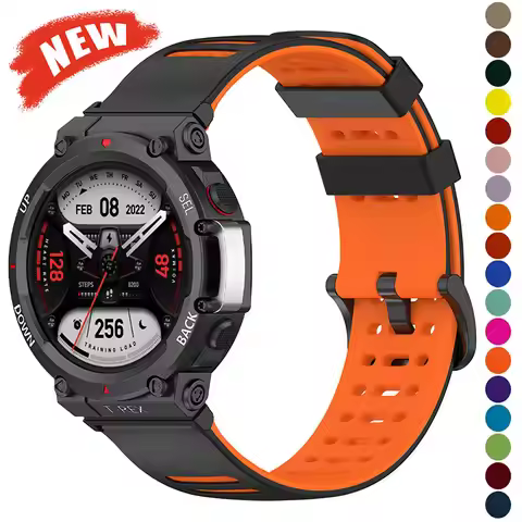 Silicone Sport Strap for Amazfit T-Rex3/2 SmartWatch Watchband For Huami Amazfit T-Rex/pro/T-Rex 2 U