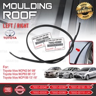 ORIGINAL Toyota Vios NCP42 NCP93 NCP150 ROOF MOULDING LINING RUBBER OUTER STRIP GETAH LUAR BUMBUNG 7