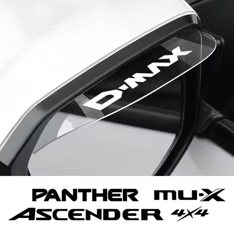 2Pcs Car Rain Eyebrow Rearview Mirror Rainproof Visor Shield Cover Protector Accessories For Isuzu D