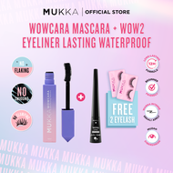 [PACKAGE] Mukka - Wowcara Mascara + Wow2 Eyeliner Lasting Waterproof