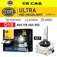 (HELLA) D1S Ultra HID Headlight Bulb Head Lamp Bulb 6000K