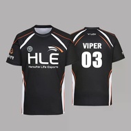 New HLE Esports Club Uniform Zeus Viper Shirt League of Legends Game Sports Training Shirt T-shirt S