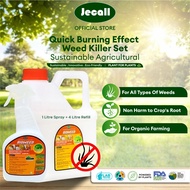 Jecall-Bio Bioweed Value Package / 1L Spray + 4L Refill / Natural Herbicide / Racun Rumput Rumpai Or