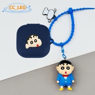 For Anker Soundcore C40i Case Cute Crayon Shin-chan Keychain Pendant Cartoon Soundcore C40i Shockpro