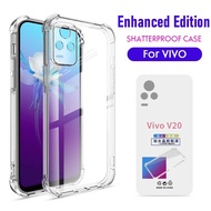 Airbag Shockproof Clear TPU Silicone Case For Vivo X80 X70 X60 X50 V23e V23 V21e Y73 V20 Se V19 Neo V17 V15 V11i V9 V7 Plus V5 S1 Pro Y1s Y11 Y12i Y15 Y17 U10 Y3s Y19 Y21 Y31 Y51a Y71 Y72 Y75 T1 Y81i Y91i Y93 Y95 Y12s Y12a Y20s Y20i Y30 Y50 Y91C