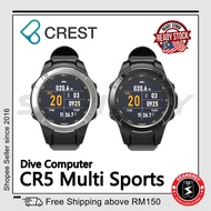 【Free Shipping】Crest CR5 Dive Computer Multisport for Scuba Diving Freedive Run Hike Bike Swim Work 