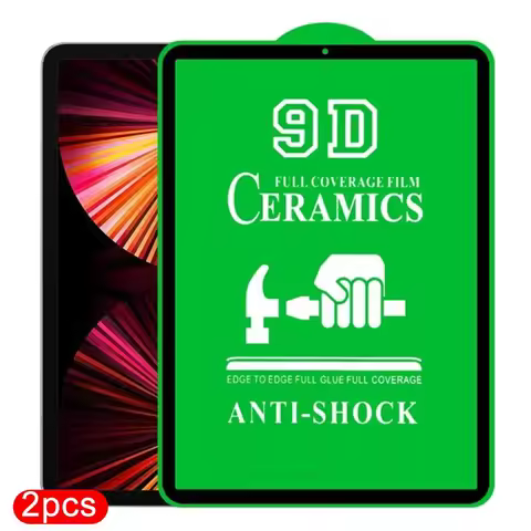 Screen Protector for iPad 5 6 7 8 9 10 Air 1 2 3 4 Pro 2024 13 Mini 11 12.9 inch Ceramics Full Cover