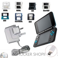 100% ORIGINAL OFFICIAL 3DS Nintendo 2DS DSi DS Lite DSL Charger AC Power Adaptor Adapter 3 Pin UK Pl