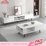 5WJ7 TV Console Cabinet 1.2/1.4/1.6/1.8/2.0m Modern Tea Table Combination Small Unit Living Room Sim
