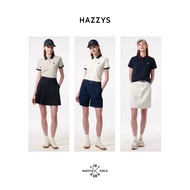 Hazzys Hazzys polo Shirt Women 2026 Spring Summer Casual Short-Sleeved T-Shirt Sports Contrast Color