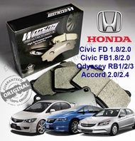 Works Engineering Brake Pad HONDA CIVIC FD FB ACCORD SDA CM CP TAO STREAM RN3 2.0 RN6 1.8 ODYSSEY RB