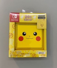 比卡超 switch 遊戲卡帶收納盒 Pikachu switch game card case