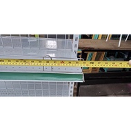 (10pcs) Gondola shelving stopper steel 3 feet(890mm)