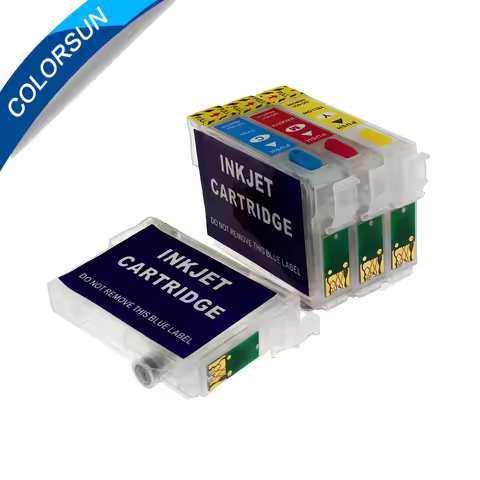 Colorsun 73N T0731N -T0734N refillable ink cartridge for epson TX200 TX410 TX400 TX210 Stylus Office