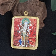 【元亨堂中国仓】摩利支天唐卡吊坠[Yuanhengtang Chinese Warehouse] Moli Zhitian Thangka Pendant