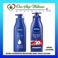 NIVEA INTENSIVE MOISTURE BODY MILK LOTION 380ML / 2X380ML (EXP:09/2026)